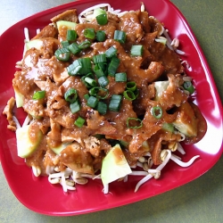 Vegan Tofu & Bean Sprout Salad