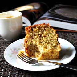 Roasted Banana Bundt Cake