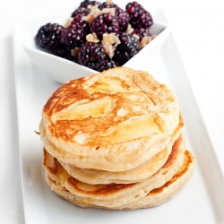 Apple and Blackberry Pancakes