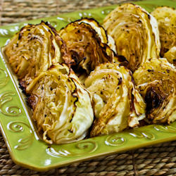 Roasted Cabbage with Lemon