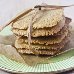 Semolina Butter Cookies with Sea Salt