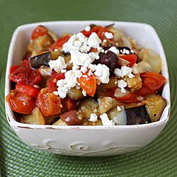 Roasted Veggie Mediterranean Salad