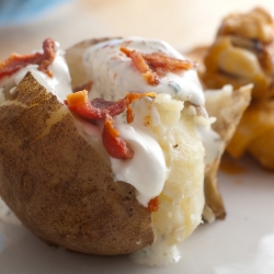 Smothered Baked Potatoes