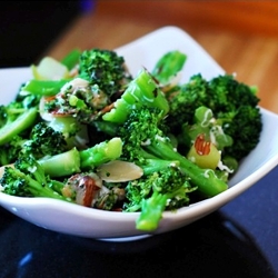 Roasted Broccoli with Almonds