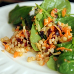 Wheat Berry Salad with Almonds