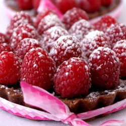 Chocolate Raspberry Truffle Tartlet