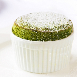 Soufflé au thé Vert Matcha