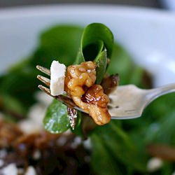 Spinach Salad with Caramelized