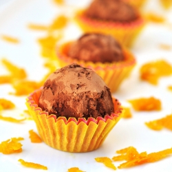 Orange Cocoa Oatmeal Truffles