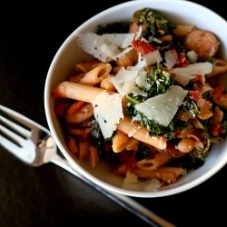 Chickpea, Sausage & Kale Pasta