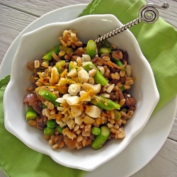 Lemon Farro & Asparagus Salad