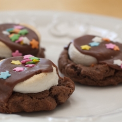 Chocolate Marshmallow Cookies