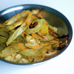 Roasted Fennel over Couscous