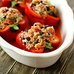 Quinoa Stuffed Bell Peppers