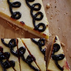 Lemon Bars with Blueberry Balsamic