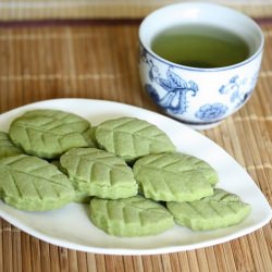 Green Tea Leaf Cookies