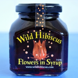 Wild Hibiscus flowers in Syrup