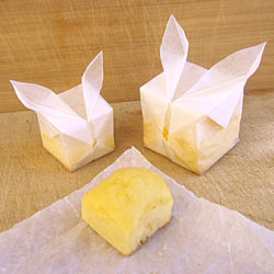 Origami Bunny Cream Cheese Muffins