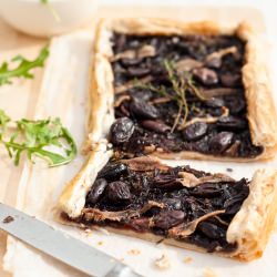 Olive and Caramelised Onion Tart