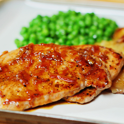 Orange-Glazed Pork Cutlets