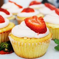 Strawberry Shortcake Cupcakes