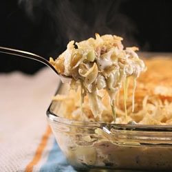 Tuna Noodle Casserole with Leeks