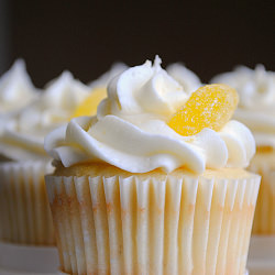 Triple Lemon Cupcakes