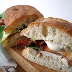 Ciabatta Caesar Club Sandwich