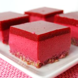 Yogurt and Raspberry Square