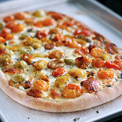 Cherry Tomato Pizza Margherita