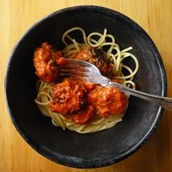 Meatballs with Fennel and Apple