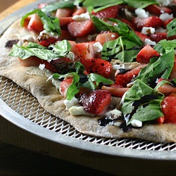 Savory Strawberry Pizza