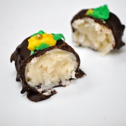 Chocolate-Covered Coconut Eggs