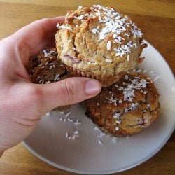 Strawberry Coconut Muffins