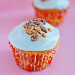 Coconut Toffee Cupcakes