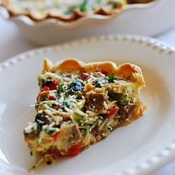 Fresh Garden Vegetable Quiche