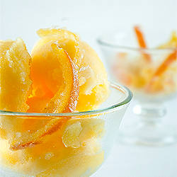 Tangerine and Grapefruit Sorbet