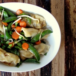 Pot Sticker Salad