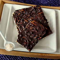 Roasted Cocoa Nib Chocolate Matzoh