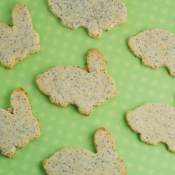 Lemon Poppy Seed Bunny Cookies