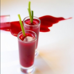 Beetroot and GIn Shots