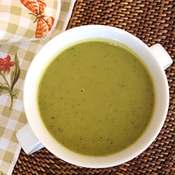 Spring Pea & Basil Soup