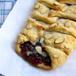 Raspberry Almond Braid