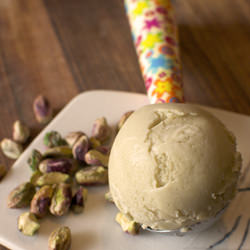 Pistachio and Almond Milk Ice Cream