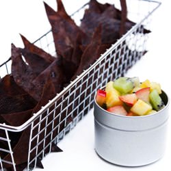 Chocolate Chips & Fruit Salsa