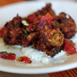 Shrimp & Okra Beignet Hominy Grill