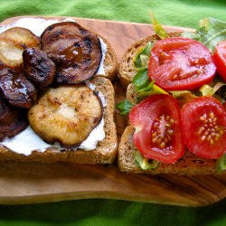 Shiitake Goat Cheese Sandwich