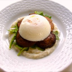 Egg over Truffled Cauliflower Puree