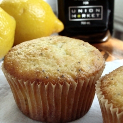 Lemon Poppy Olive Oil Muffins