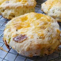 Bacon, Leek and Cheddar Scones